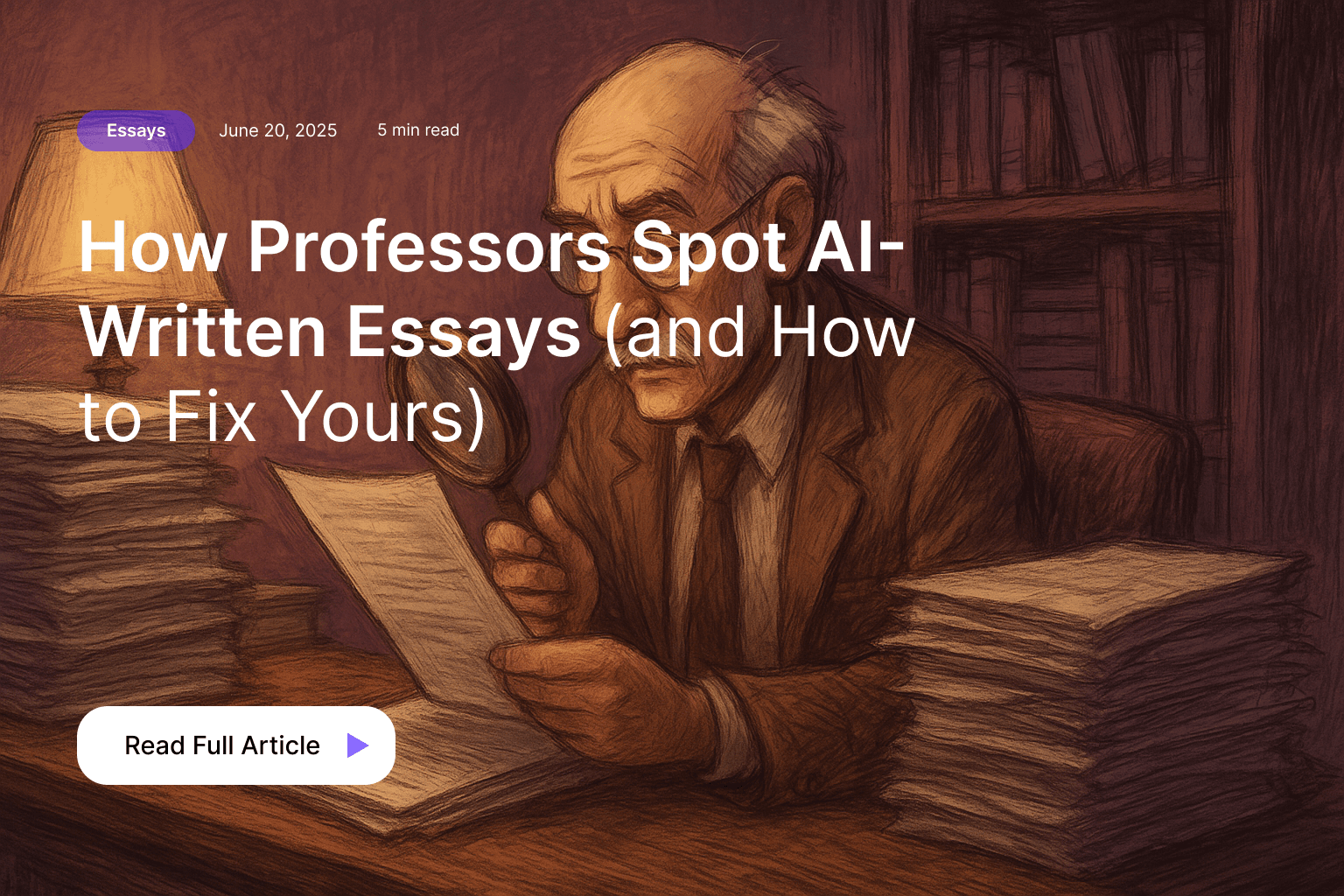 How Professors Spot AI-Written Essays (and How to Fix Yours)